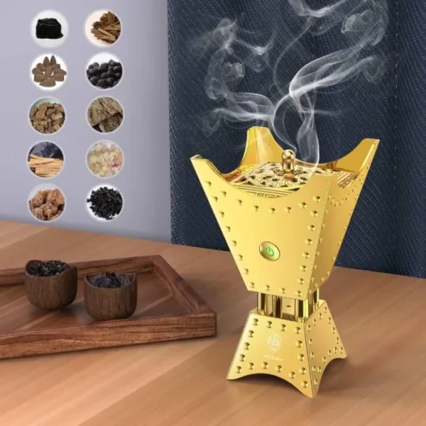 مبخرة إلكترونية كهربائية محمولة تعمل بالشحن